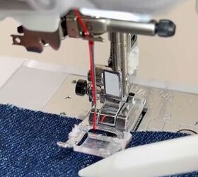 top stitching sewing tutorial for beginners, Top stitching first row
