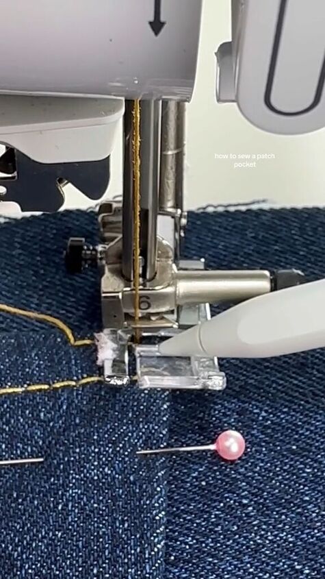 How to Sew a Patch Pocket | Upstyle