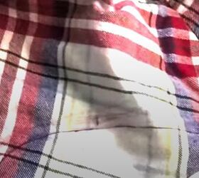 upcycling flannel shirts, Cutting shirt