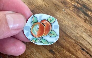 How to Create Beautiful Ceramic Brooch From Old Crockery