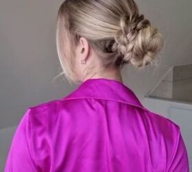 the easiest updo you need to try, Easy braided updo