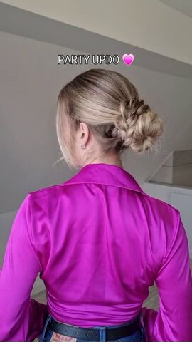 the easiest updo you need to try, Easy braided updo