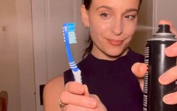 The GENIUS Reason to Spray Hairspray on Your Toothbrush