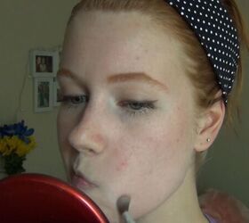 spring makeup look, Covering blemishes
