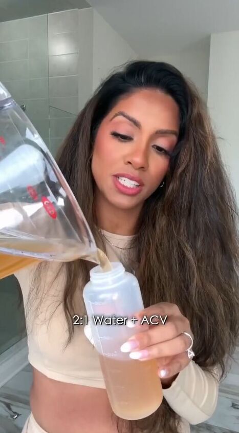 homemade apple cider vinegar hair rinse, Bottling