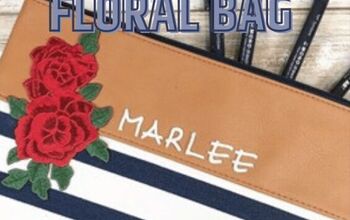 Personalized Floral Bag