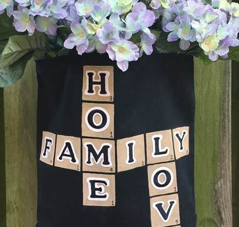 DIY Scrabble Tote Bag Creatively Beth creativelybeth scrabble tote bag family home love embroidered letters ironon diy craft
