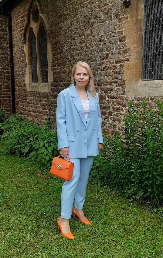 an orange handbag styling ideas