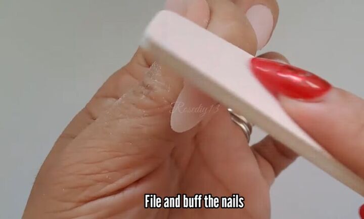 nail extension gel, Filing nails