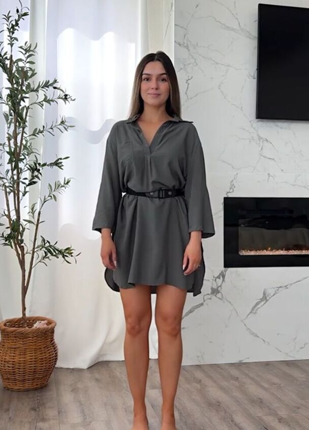 how to style a t shirt dress, How to style a t shirt dress