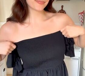 this summer dress hack is amazing and so useful, Putting dress on