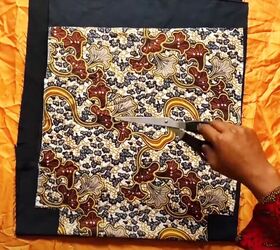 reversible tote bag pattern, Cutting fabric
