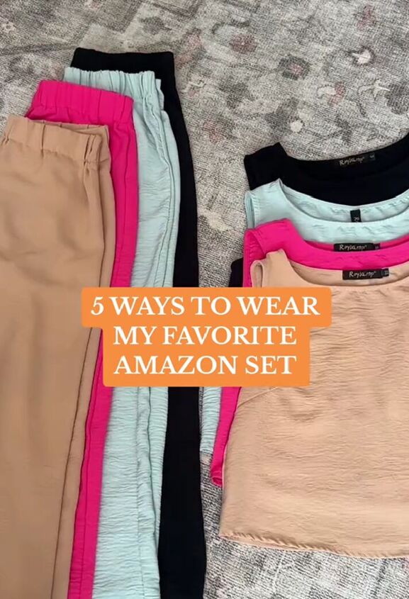 5 ways to wear my favorite amazon set, 5 ways to wear my favorite Amazon set