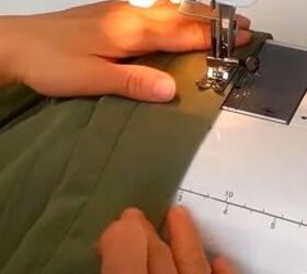how to sew palazzo pants, DIYing waistband