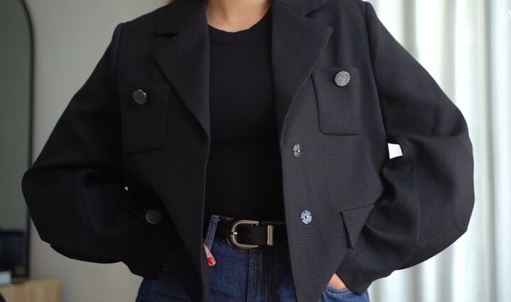smart casual outfit ideas, Boxy jacket