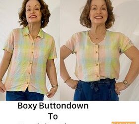 buttondown to feminine blouse