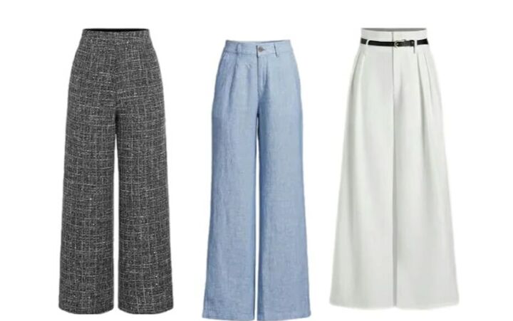 what to wear with wide leg pants, Wide leg pants
