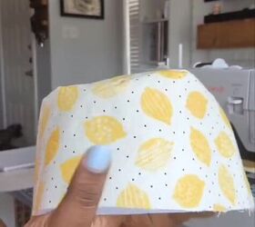 diy satin lined bucket hat, Sewing crown