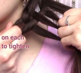 6 strand braid, Creating 6 strand braid on hair