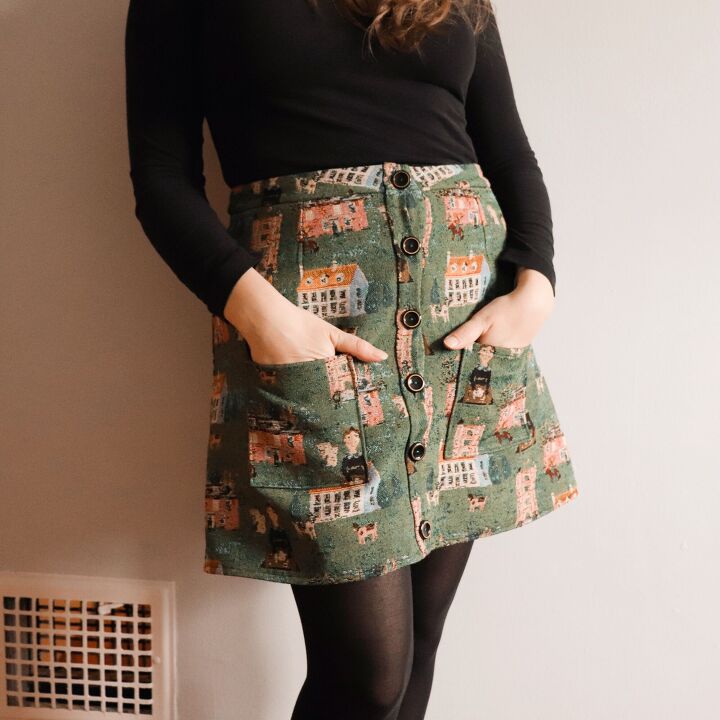 crafting slow fashion taylor skirt pattern review
