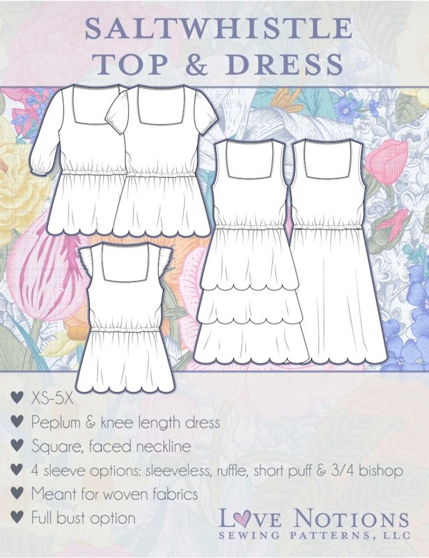 make a tiered dress with lace trim