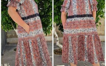 Make a Tiered Dress With Lace Trim!