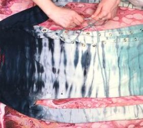 how to alter clothes, Altering a garment with grommets