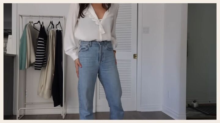 work outfit ideas, Jeans and a blouse