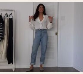 work outfit ideas, Jeans and a blouse