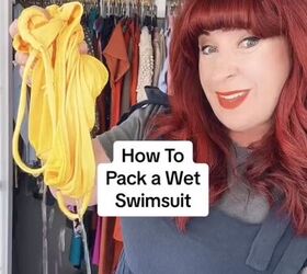 need to know summer hack for swimsuits, How to pack a wet swimsuit