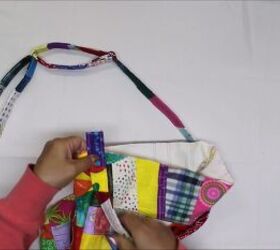 patchwork tote bag, Making bag handle