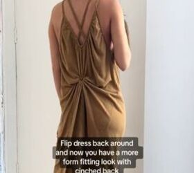 how to make a baggy dress fit right, Flipping dress