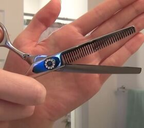 how to cut your own curtain bangs, Professional hair scissors