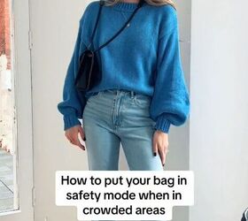 how to securely wear your purse in crowds, How to securely wear your purse in crowds