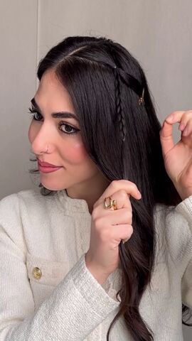 beautiful and simple tricks to make your hairstyle look more complex, Braiding hair