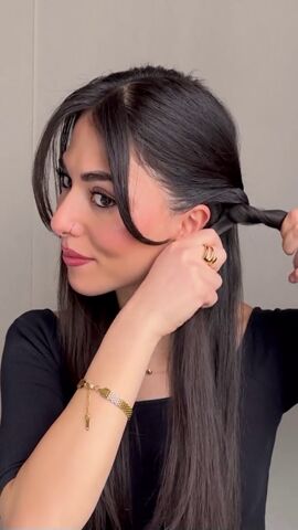 easy trick for fixing your double braids, Twisting hair
