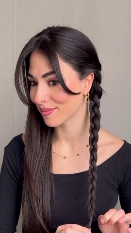 easy trick for fixing your double braids, Braiding hair