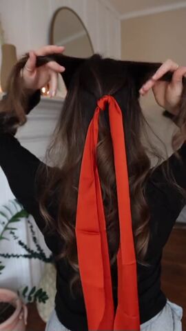 spring hair hack, Combining sections