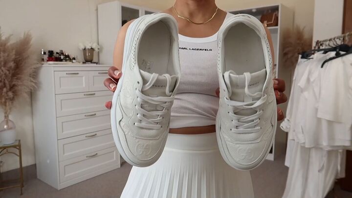 white outfit ideas, Sneakers