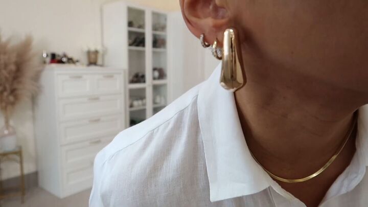 white outfit ideas, Earrings