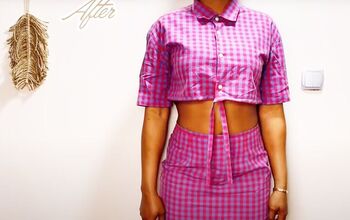 Sewing Tutorial: Upcycle a Men's Shirt Into a Cute 2-Piece Set