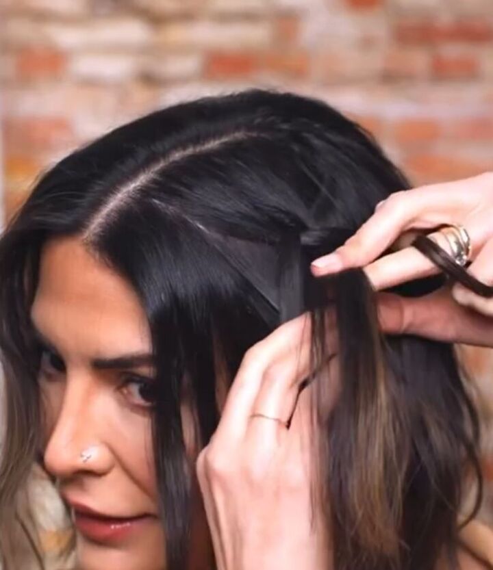 how to easily turn your greasy, Braiding hair