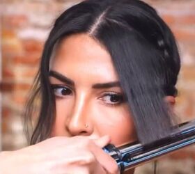 how to easily turn your greasy, Straightening hair