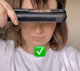 2 hacks for voluminous bangs, Method 1 for voluminous bangs