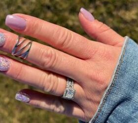 chunky glitter nails, Chunky glitter nails