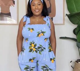 how to make the easiest jumpsuit, DIY jumpsuit