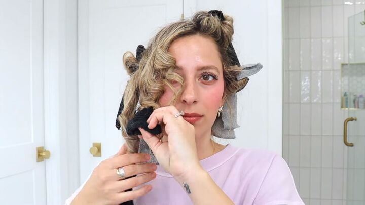 Victorian Rags Easy Heatless Curls Method: Victorian Rag Curls | Upstyle