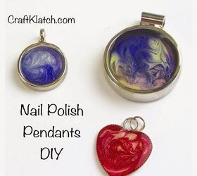 DIY Nail Polish Jewelry Pendant