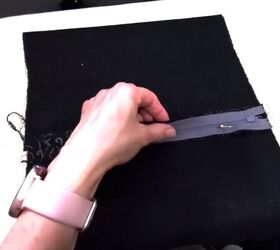 sewing hacks, How to sew in a zipper method 1