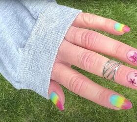 How to Create Fun Ombre Nails With Dip Powder and Stamps